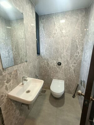 Bathroom in 3 BHK Apartment at Sejal Kajal Apartment, Goregaon West – for Rent