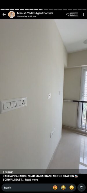 Room in 2.5 BHK Apartment at Raghav Paradise, Borivali East – for Rent