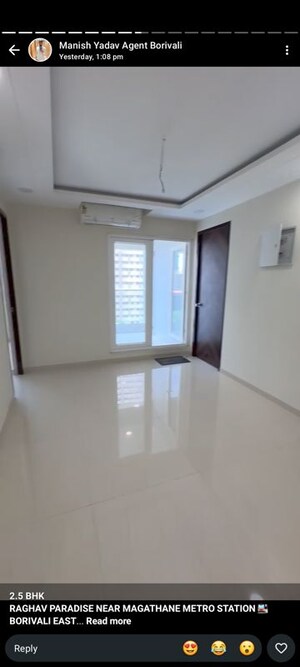 Room in 2.5 BHK Apartment at Raghav Paradise, Borivali East – for Rent