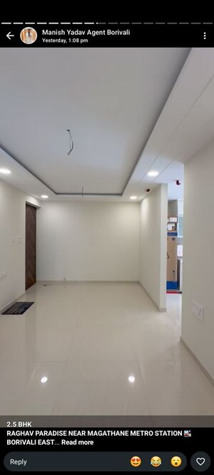 Room in 2.5 BHK Apartment at Raghav Paradise, Borivali East – for Rent