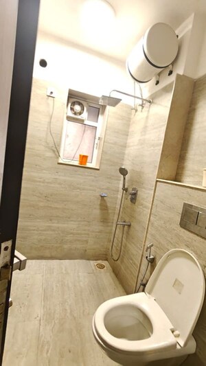 Bathroom in 4 BHK Apartment at Raheja Ridgewood, Goregaon East – for Rent