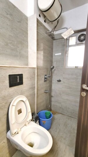 Bathroom in 4 BHK Apartment at Raheja Ridgewood, Goregaon East – for Rent