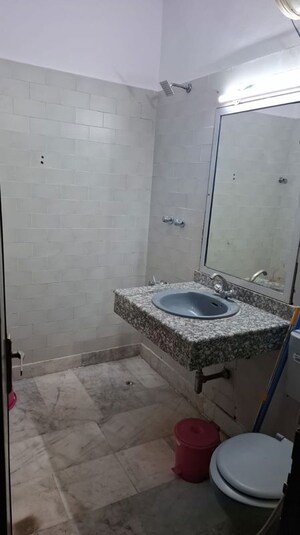Bathroom in 2 BHK Builder Floor at Kailash Colony – for Rent