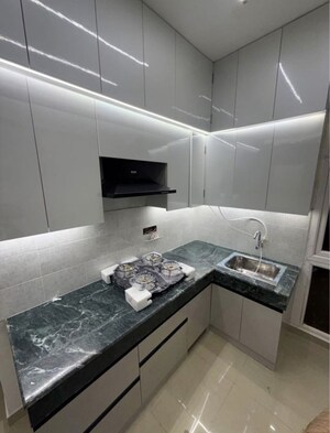 Kitchen in 3 BHK Builder Floor at Rajouri Garden – for Rent