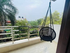 Balcony in 1 BHK Builder Floor at Saket – for Rent