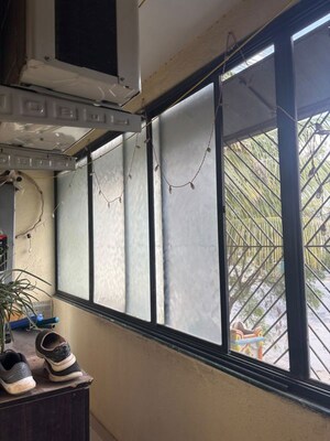 Balcony in 1 BHK Apartment at Ganga Puram CHS, Viman Nagar – for Rent