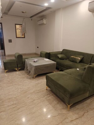 Living Room in 3 BHK Builder Floor at Rajouri Garden – for Rent