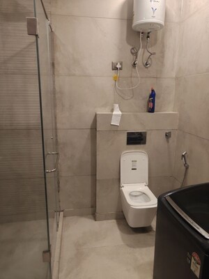 Bathroom in 3 BHK Builder Floor at Rajouri Garden – for Rent