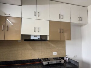 Kitchen in 3 BHK Apartment at Lodha Splendora River View, Ghodbunder Road – for Rent