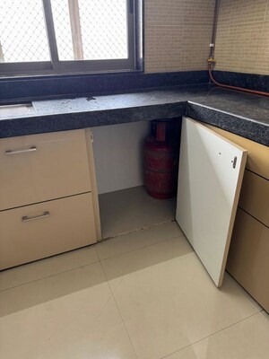 Kitchen in 3 BHK Apartment at Lodha Splendora River View, Ghodbunder Road – for Rent