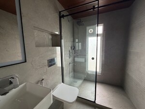 Bathroom in 4 BHK Apartment at Lodha Trump Tower, Worli – for Rent