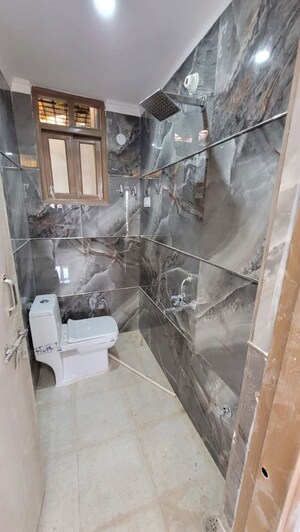 Bathroom in 1 BHK Builder Floor at Chattarpur – for Rent