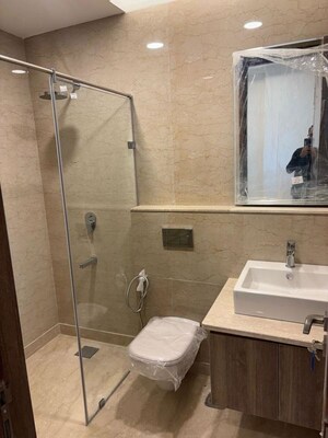 Bathroom in 4 BHK Apartment at Ambience Creacions, Sector 22 – for Rent