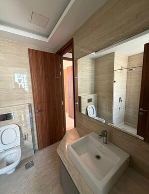 Bathroom in 3 BHK Apartment at Ambience Creacions, Sector 22 – for Rent