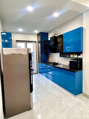 Kitchen in 1 RK Independent House at Sector 14 – for Rent