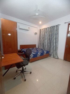 Living Room in 1 RK Independent House at Sector 14 – for Rent