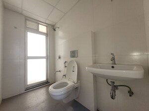 Bathroom in 3 BHK Apartment at Godrej Emerald, Ghodbunder Road – for Rent