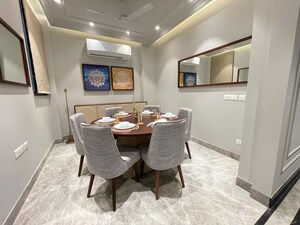 Dining area in 4 BHK Apartment at Vasant Vihar – for Rent
