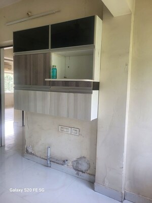 Bathroom in 2 BHK Apartment at Lok Upvan I, Manpada – for Rent