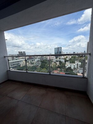 Balcony in 2 BHK Apartment at Northcape Venicia, Baner – for Rent