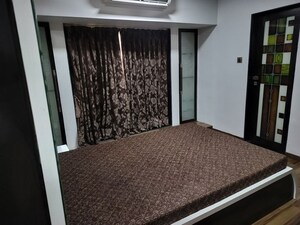 Bedroom in 3 BHK Apartment at Kingston Heights, Malad West – for Rent