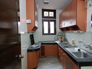 Kitchen in 3 BHK Builder Floor at Sarvapriya Vihar – for Rent