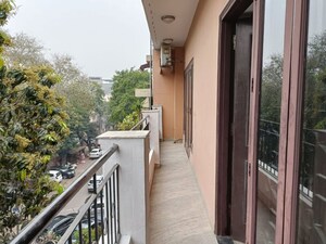 Balcony in 3 BHK Builder Floor at Sarvapriya Vihar – for Rent