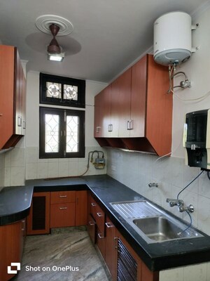 Kitchen in 3 BHK Builder Floor at Sarvapriya Vihar – for Rent