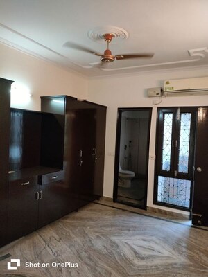 Bedroom in 3 BHK Builder Floor at Sarvapriya Vihar – for Rent