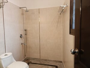 Bathroom in 3 BHK Builder Floor at Sarvapriya Vihar – for Rent