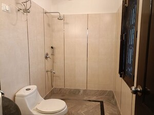 Bathroom in 3 BHK Builder Floor at Sarvapriya Vihar – for Rent