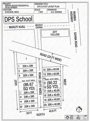   Plot at Maruti Kunj – for Sale