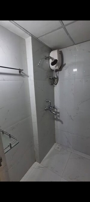 Bathroom in 1 BHK Apartment at Runwal Gardens, Dombivli East – for Rent