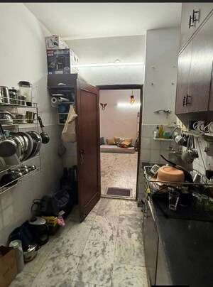 Kitchen in 3 BHK Builder Floor at Kalkaji – for Rent