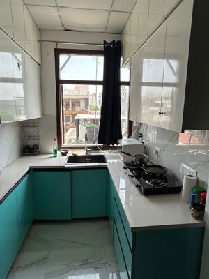 Kitchen in 1 RK Penthouse at Sector 31 – for Rent