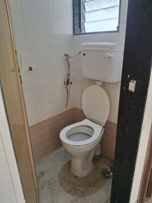Bathroom in 1 BHK Apartment at Ayodhya CHS Ghansoli, Ghansoli – for Rent