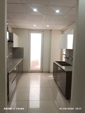 Kitchen in 3 BHK Apartment at Motia Blue Ridge, Dhakoli – for Rent