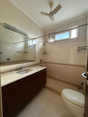 Bathroom in 3 BHK Builder Floor at New Friends Colony – for Rent