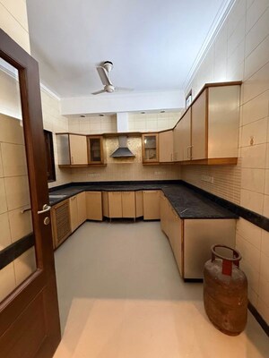 Kitchen in 3 BHK Builder Floor at New Friends Colony – for Rent