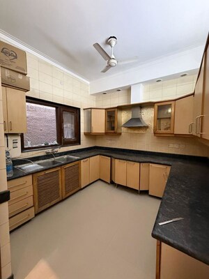 Kitchen in 3 BHK Builder Floor at New Friends Colony – for Rent