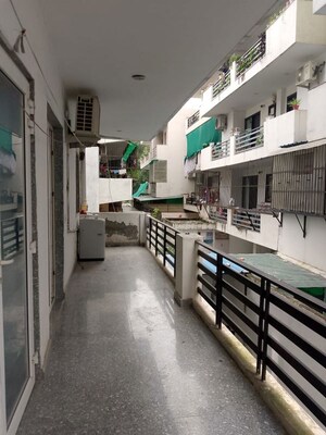 Balcony in 1 RK Independent House at Sector 14 – for Rent