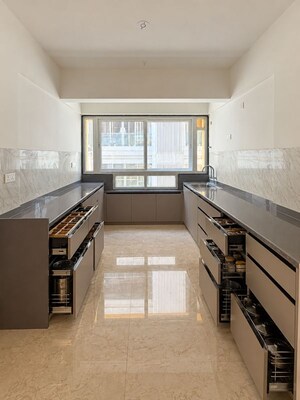 Kitchen in 3 BHK Apartment at Northcape Venicia, Baner – for Rent