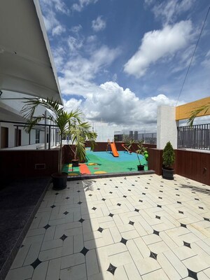 Terrace in 3 BHK Apartment at Northcape Venicia, Baner – for Rent