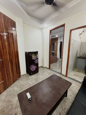 Living Room in 1 RK Independent House at Sector 14 – for Rent