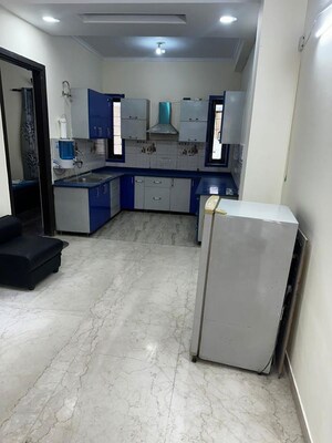 Living Room in 1 RK Independent House at Sector 14 – for Rent