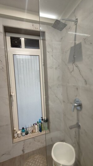Bathroom in 3 BHK Apartment at Kabra Centroid, Santacruz East – for Rent