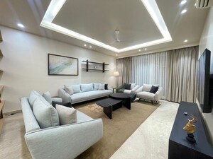 Living Room in 3 BHK Apartment at Defence Colony – for Rent