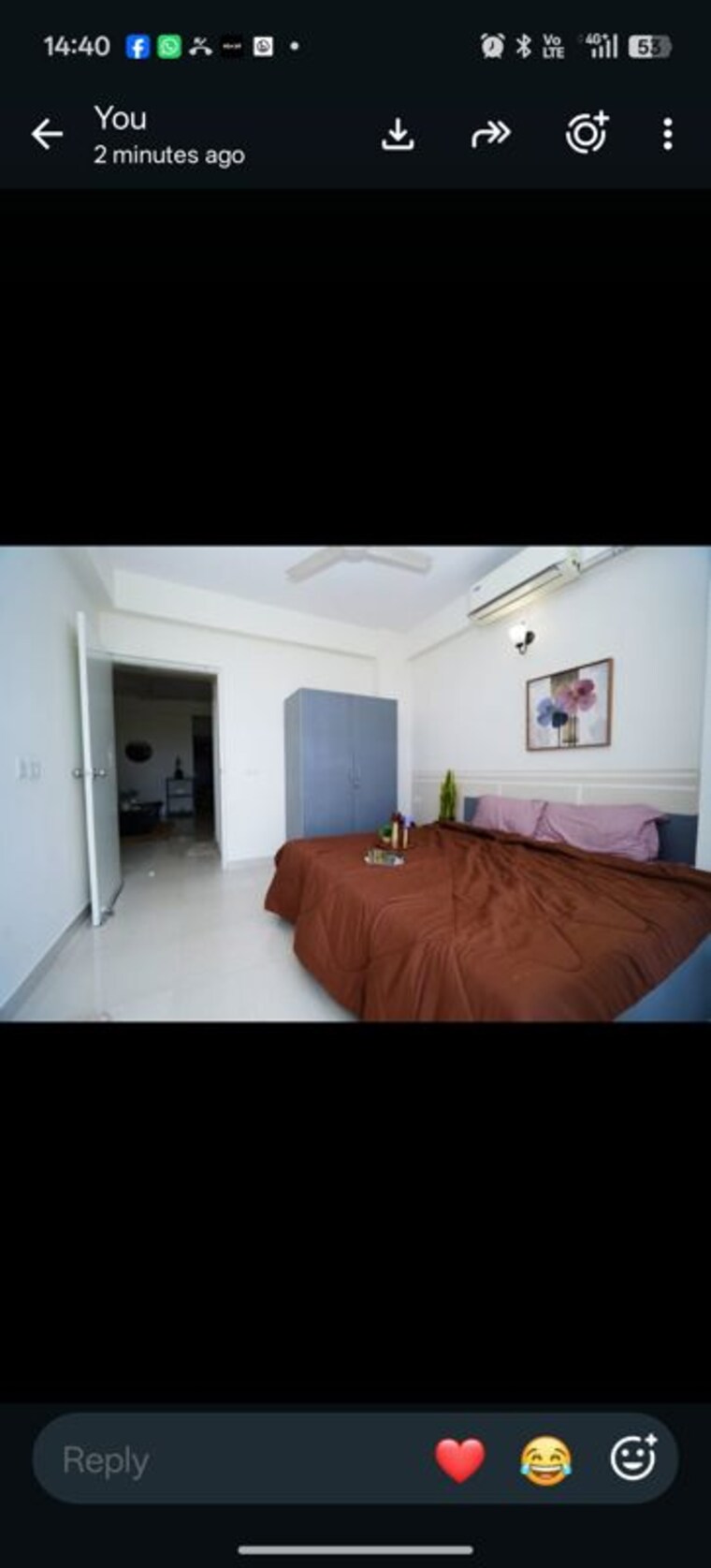Bedroom, signature-global-synera 2 Bedroom 523 Sq.Ft. Apartment In Sector 81 Gurgaon 10685276