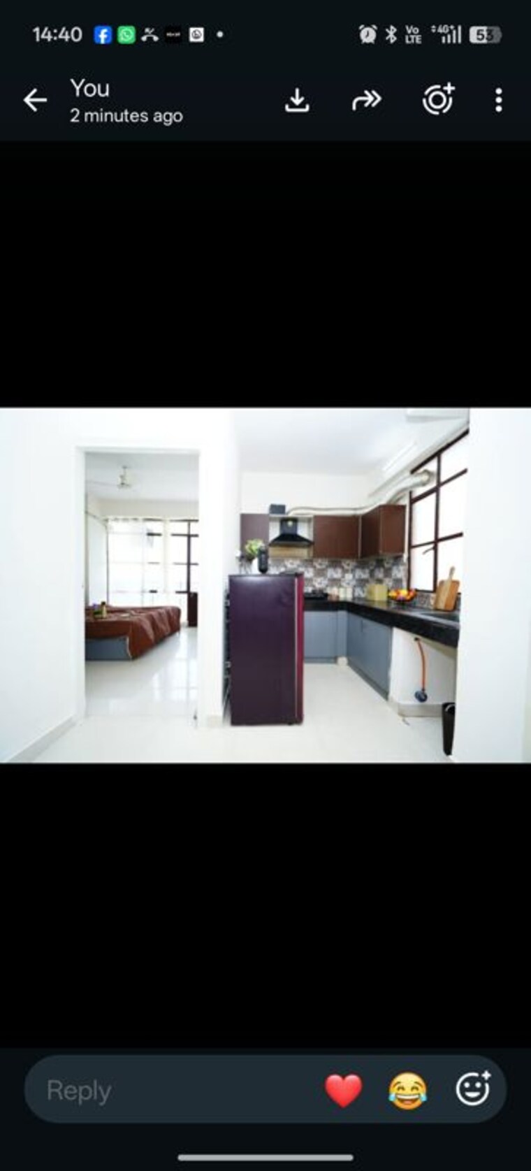 Kitchen, signature-global-synera 2 Bedroom 523 Sq.Ft. Apartment In Sector 81 Gurgaon 10685276
