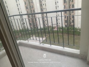 Balcony in 2 BHK Apartment at Amrapali Dream Valley – for Rent